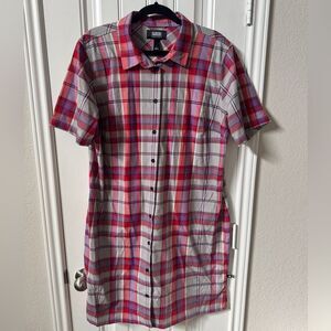 Alaskan Hardgear  and Gray Plaid Shirt dress